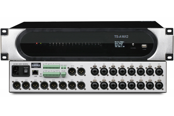 16進12出音頻媒體管理主機（卡農接口）